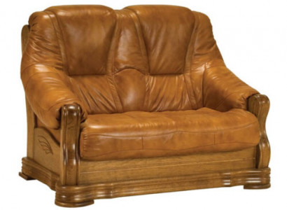Sofas 2-Seater Designer Two-Seater Leather Sofa Living Room Couches Upholstered Sofa